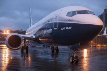 Saham Boeing jatuh lagi, sertifikasi jet 737 MAX banyak dipertanyakan