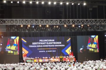 Presiden Jokowi dorong peningkatan kualitas SDM konstruksi