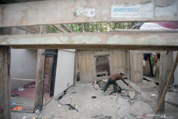 15 rumah rusak akibat pergerakan tanah di Tulungagung