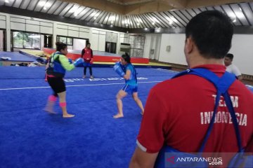 Atlet wushu mulai berlatih di GBK