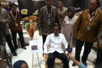 Presiden apresiasi desain furnitur Indonesia semakin bagus