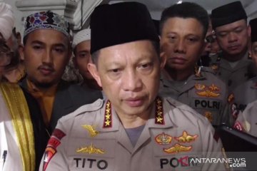 Kapolri imbau tidak lakukan mobilisasi massa jelang penetapan KPU