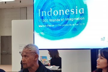 Goenawan Mohamad bicara di London Book Fair 2019