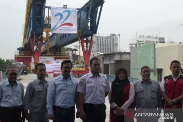 Proyek rel layang kereta api Medan - Bandara Kualanamu rampung dikerjakan