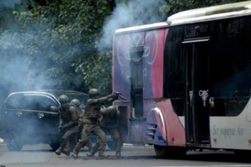 Latihan penanggunalangan keadaan darurat Bandara