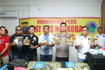 Polrestabes Medan gagalkan peredaran sembilan kilogram sabu