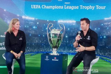 UEFA Champions League Trophy Tour tiba di Bali