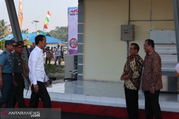Presiden Jokowi memulai kunjungan kerja di Sibolga