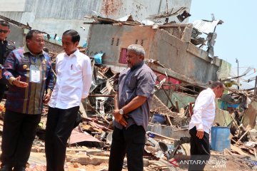 Presiden kunjungi lokasi bom Sibolga