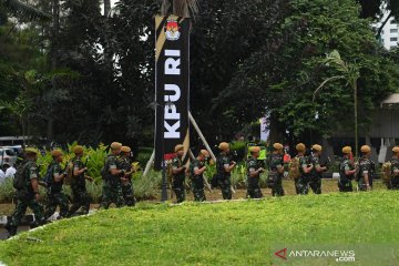 Pengamanan di lokasi debat capres ketiga