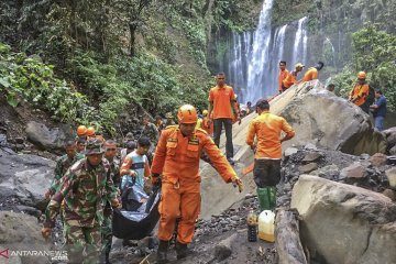 Tim SAR pastikan sudah tidak ada korban di Tiu Kelep, Lombok