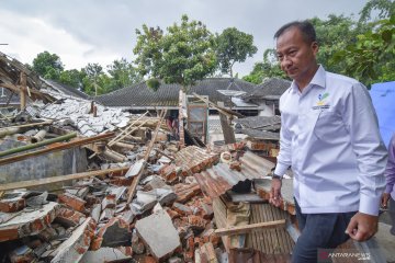 Mensos kunjungi korban gempa Lombok