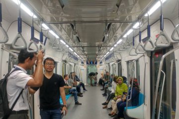 Penumpang MRT tidak keberatan tarifnya Rp8.500