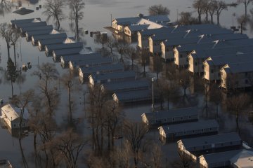 Wakil Presiden AS kunjungi daerah banjir di Nebraska