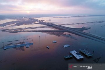 Banjir terjang sejumlah daerah di Amerika Serikat