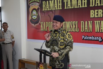 Gubernur Herman Deru minta Brimob Polda Sumsel amankan Pemilu 2019