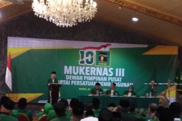 Suharso dikukuhkan sebagai plt ketua umum PPP di Mukernas III