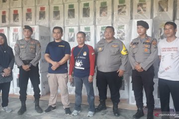 Polres Bangka Tengah tambah jumlah personel kawal surat suara