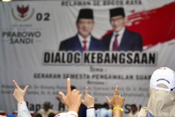Dialog kebangsaan relawan Prabowo-Sandi