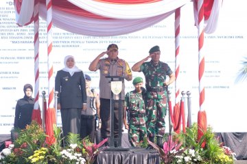 26.827 personel gabungan diterjunkan amankan Pemilu 2019 di Jatim