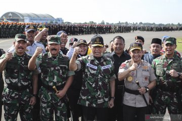 Apel dan simulasi pengamanan Pemilu di berbagai daerah