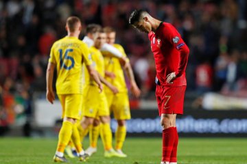 Kembali diperkuat Ronaldo, Portugal ditahan imbang 0-0 oleh Ukraina