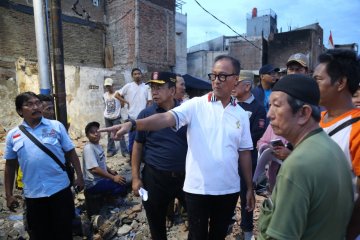 Pemerintah bantu pembangunan kembali rumah korban kebakaran Krukut