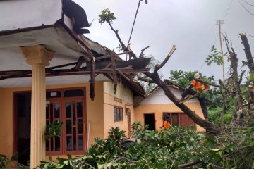 Di Probolinggo-Jatim, puluhan rumah rusak diterjang angin kencang