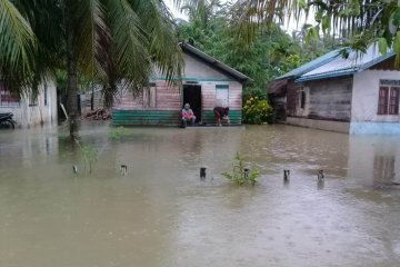 Banjir rendam 65 unit rumah warga Simuelue  Aceh