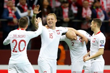 Kualifikasi Grup G, Polandia gulung Latvia dan Israel tekuk Austria