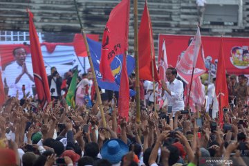 Kampanye di Jember, Jokowi menyerukan jangan percaya hoaks