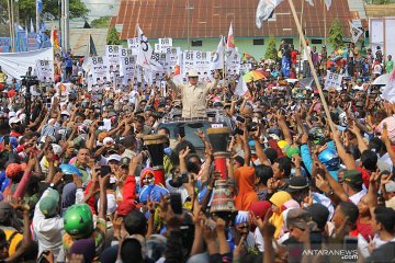 Kampanye terbuka Prabowo Subianto di Merauke