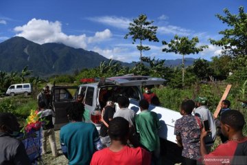 Tim DVI Polda Papua pastikan dua kantong tidak berisi jenazah