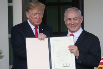 Trump bangga namanya diabadikan di Golan