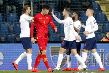 Piala Eropa: Inggris Menang telak atas Montenegro