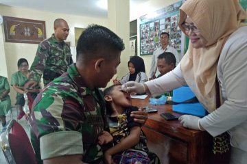 Imunisasi polio diberikan kepada 35.583 anak di Mimika-Papua