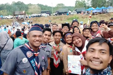 Anak TKI boyong 11 piala Jambore Pramuka Nusantara Antarbangsa