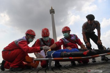 Simulasi penanganan korban konflik pemilu