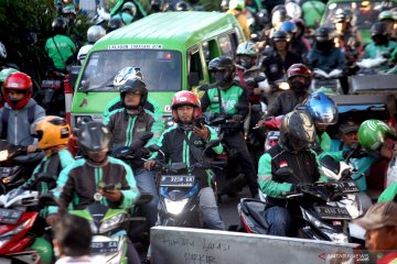 Ojol di Kabupaten Bogor mulai boleh angkut penumpang hari ini