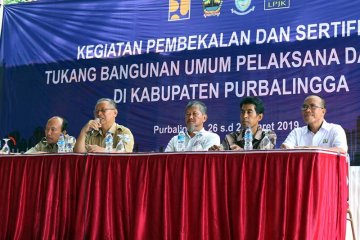 Tukang bangunan bersertifikasi disiapkan Pemkab Purbalingga-Jateng