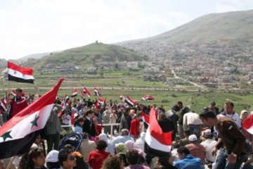 Rakyat Suriah protes pengakuan Trump mengenai Golan