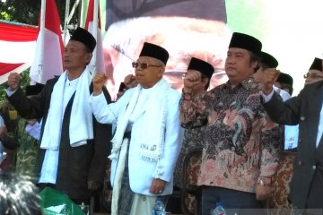 Ma'ruf Amin hadiri Harlah NU dan Haul di Wonosobo