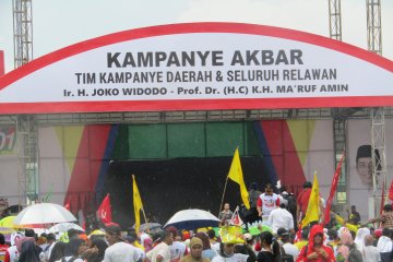 Jokowi kampanye terbuka di Banjarmasin