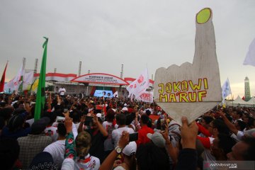 Kampanye terbuka Jokowi di Banjarmasin