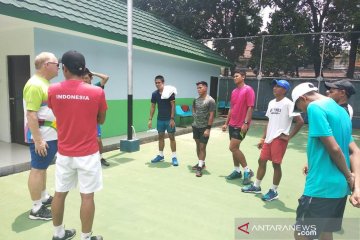 Pelatnas tenis tetap latihan intensif selama Ramadhan