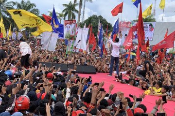 Jokowi targetkan lebih dari 74 persen suara di Sulbar