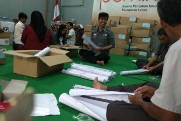 KPU Lebak kekurangan logistik pemilu