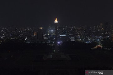 Suasana Jakarta saat  "Earth Hour"