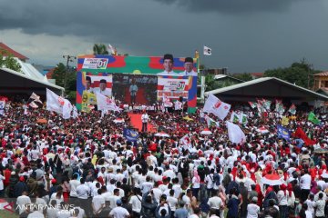 Jokowi targetkan menang minimal 71 persen di Sulsel
