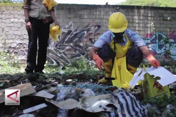 Limbah jarum suntik ditemukan di tepi jalan